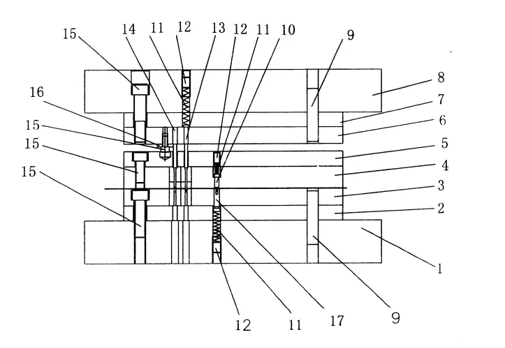 Precision multifunctional progressive stamping die and its manufacturing method