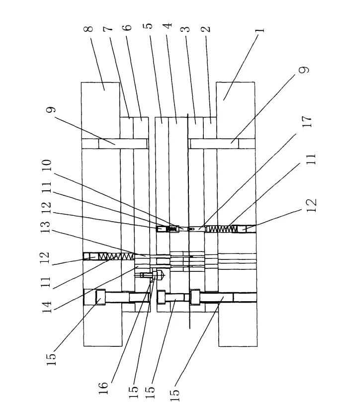Precision multifunctional progressive stamping die and its manufacturing method